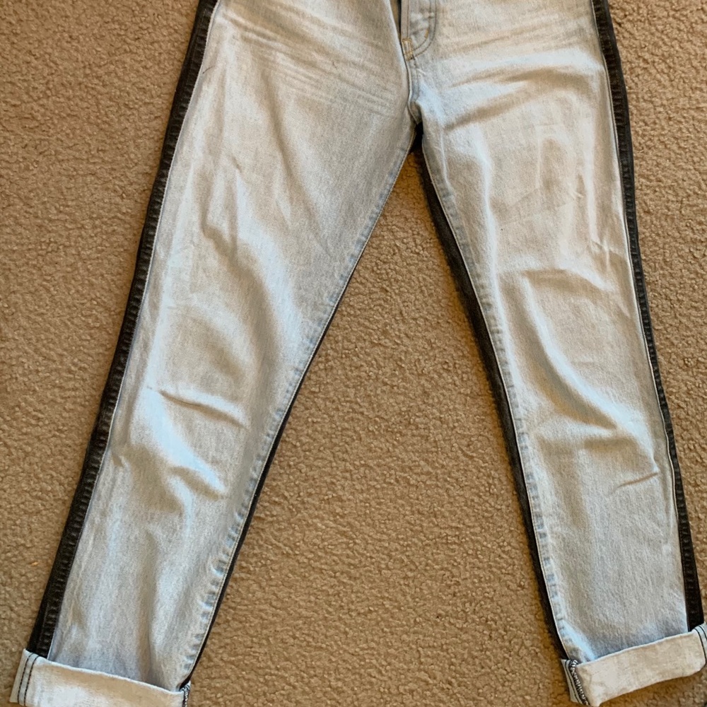 Revice Denim light wash front with Leather Back - Picture 2 of 5